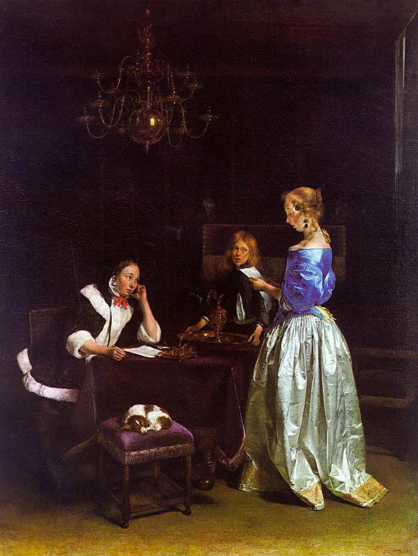 Gerard Ter Borch The Letter_a oil painting picture